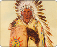 American Indian Chief Mousepad