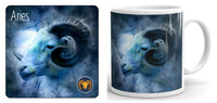 Aries (Signs of the Zodiac) Mug and Coaster Set