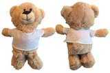 Birthday Bear Strawberry (light brown) Soft Toy - CAN BE PERSONALISED