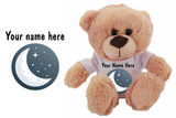 Bedtime Bear (light brown) Soft Toy - CAN BE PERSONALISED