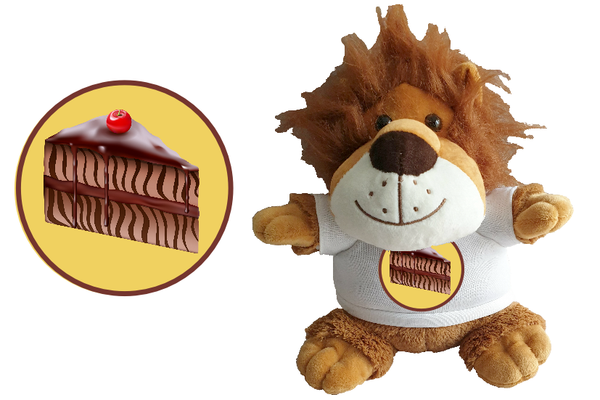 Birthday Lion Chocolate Soft Toy - CAN BE PERSONALISED