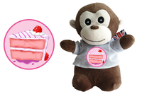 Birthday Monkey Strawberry Soft Toy - CAN BE PERSONALISED