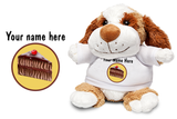 Birthday Puppy Chocolate Soft Toy - CAN BE PERSONALISED