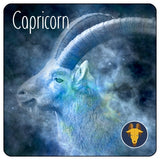 Capricorn (Signs of the Zodiac) Coaster/Coaster Set