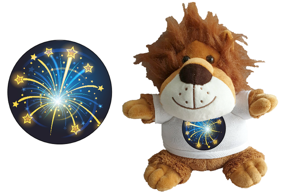 Celebration Lion Chocolate Soft Toy - CAN BE PERSONALISED