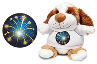 Celebration Puppy Chocolate Soft Toy - CAN BE PERSONALISED