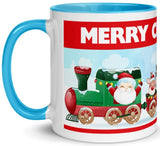 Christmas Train Ceramic Mug