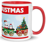 Christmas Train Ceramic Mug