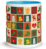 Christmas Wrapping Paper Ceramic Mug