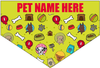 Dog Accessories Pet Bandana (CAN BE CUSTOMISED)