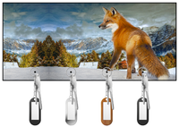 Fox in the Snow Key Hanger/Key Holder