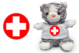 Get Well Kitten Chocolate Soft Toy - CAN BE PERSONALISED