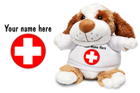 Get Well Puppy Soft Toy - CAN BE PERSONALISED