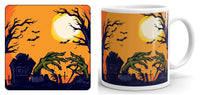 Hands From The Grave Horror Mug and Coaster Set