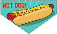 Hot Dog Pet Bandana - funny pet product