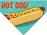 Hot Dog Pet Bandana