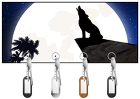 Howling from the Clifftop Key Hanger/Key Holder