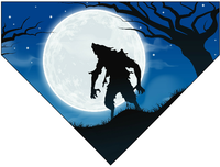 Howling at the Moon Pet Bandana (CAN BE CUSTOMISED)