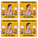I Can Control My Drink (austrian girl) Coaster/Coaster Set