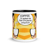 I Love Coffee Mug (pop art)