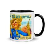 I'm All For Gun Control Mug (cowgirl)