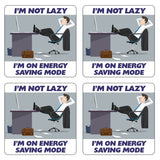 I'm Not Lazy (man at desk) Coaster/Coaster Set