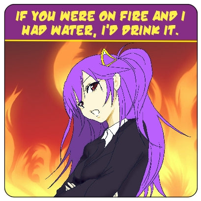 If You Were On Fire Coaster/Coaster Set (anime girl)