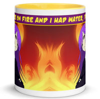 If You Were On Fire Mug (anime girl)