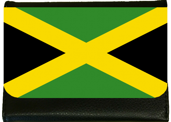Jamaica Flag Ladies Faux Leather Purse