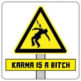 Karma is a Bitch (lightning) Coaster/Coaster Set