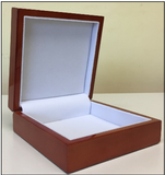 Mahogany Effect Keepsake Box / Memory Box / Trinket Box / Jewellery Box - CUSTOMISED with your own image