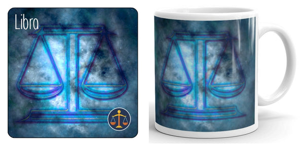 Libra (Signs of the Zodiac) Mug and Coaster Set
