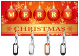Merry Christmas Baubles Key Hanger