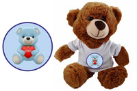 Newborn Bear Blue (dark brown) Soft Toy - CAN BE PERSONALISED
