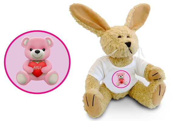 Newborn Bunny Pink Soft Toy - CAN BE PERSONALISED