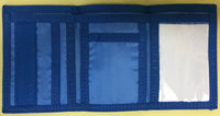 Japanese Print (waves) Blue Nylon Wallet