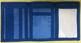 Steampunk Timeclock Blue Nylon Wallet