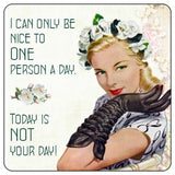 Only Be Nice To One Person (gloves) Coaster/Coaster Set