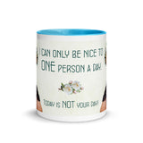 Only Be Nice To One Person Mug (gloves)