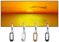 Orange Sunset Key Hanger/Key Holder