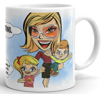 Parenting - Screwing Up Your Own Life Mug (family)