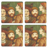 Pied Piper Introduces Himself Coaster/Coaster Set (Kate Greenaway Collection)