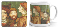 Pied Piper Introduces Himself Mug and Coaster Set (Kate Greenaway Collection)