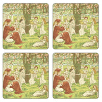 Pied Piper and Children Coaster/Coaster Set (Kate Greenaway Collection)