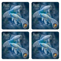 Pisces (Signs of the Zodiac) Coaster/Coaster Set