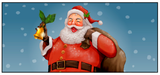 Santa Ringing His Bell Key Hanger/Key Holder