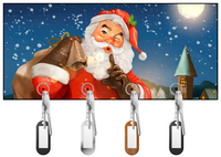 Santa Says Shhh! Key Hanger/Key Holder