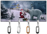 Santa and Polar Bear Key Hanger/Key Holder