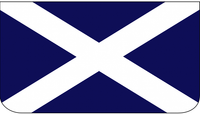 Scotland Flag Ladies Faux Leather Purse