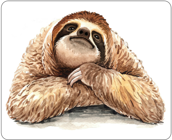 Sloth in Thoughtful Mood Mousepad